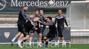 Fu&szlig;ball VfB Stuttgart Training