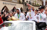Fußball VfB Stuttgart Pokalsieger 2025 Autokorso