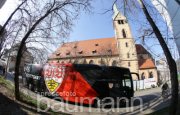 Fußball VfB Stuttgart Vesperkirche in der Leonhardskirche